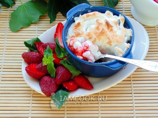Рецепт клубничного суфле