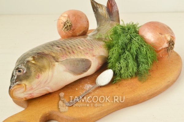 Ингредиенты для карпа в мультиварке