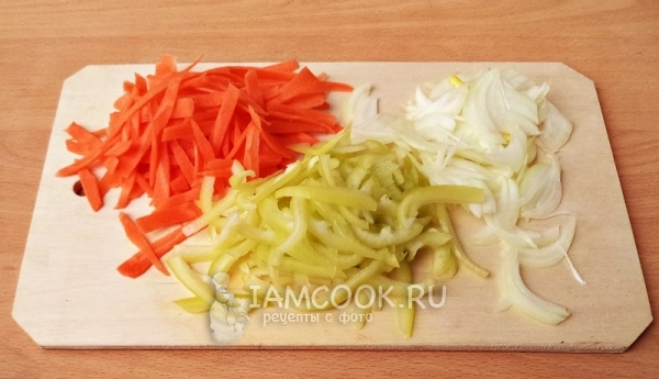 Порезать овощи