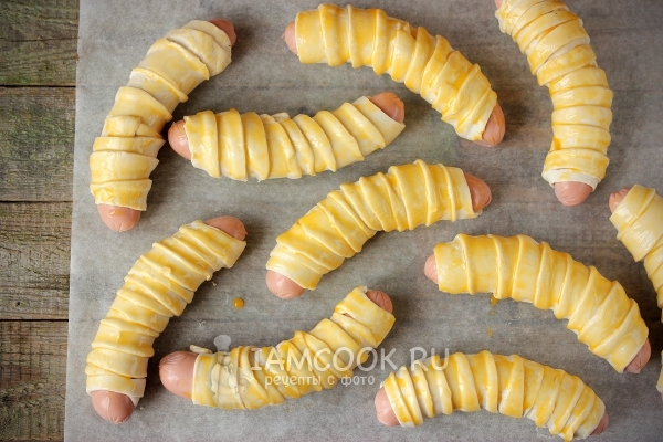 Смазать яйцом