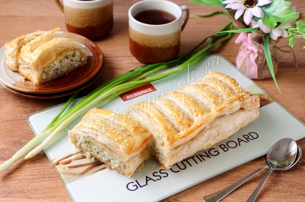 Рецепт кулебяки с яйцом