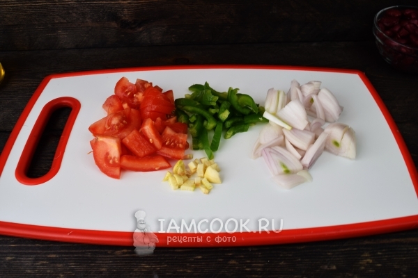 Порезать овощи