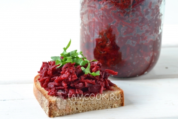 Фото икры из свеклы на зиму