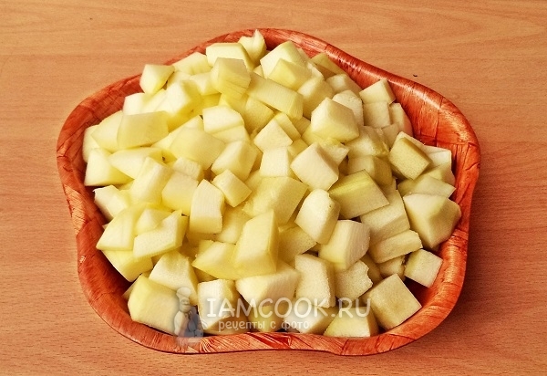 Порезать кабачок