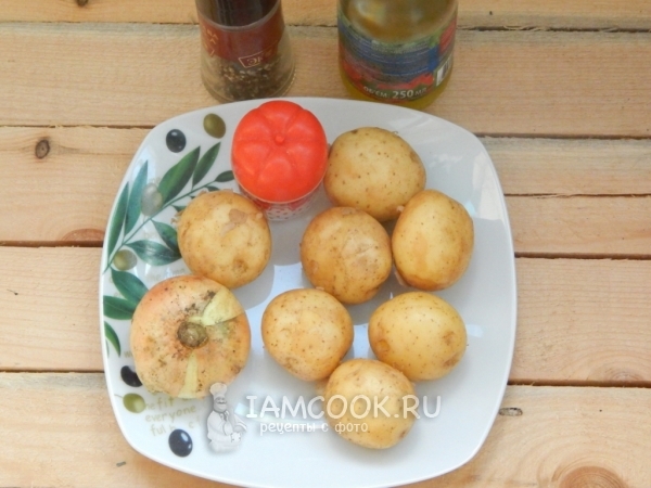 Ингредиенты для постных драников из картошки