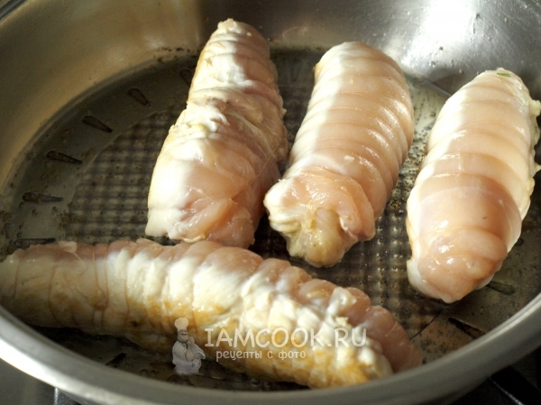 Пожарить рулетики