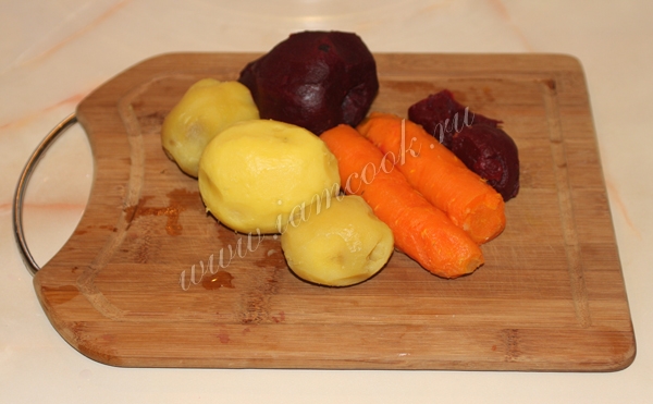 Отварные овощи