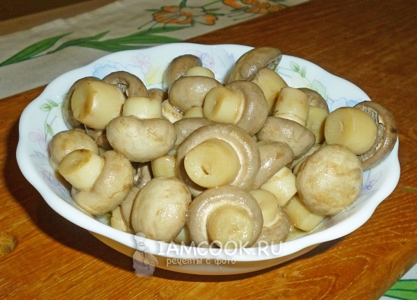 Слить с грибов маринад