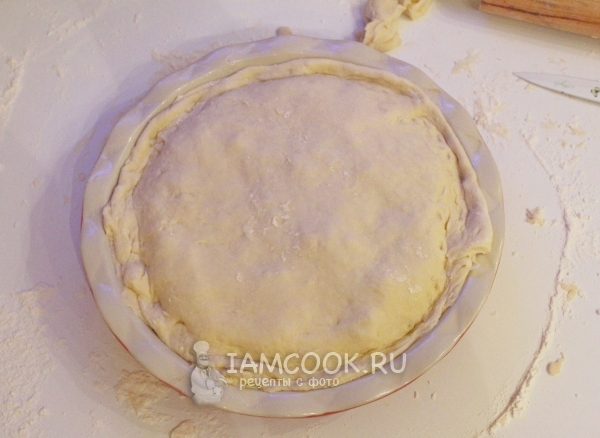 Накрыть тестом