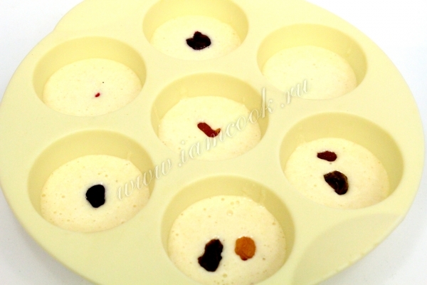 Тесто для манников в форме