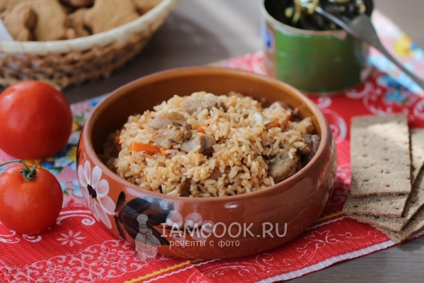 Фото свинины с рисом