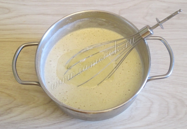 Тесто для ржаных блинов