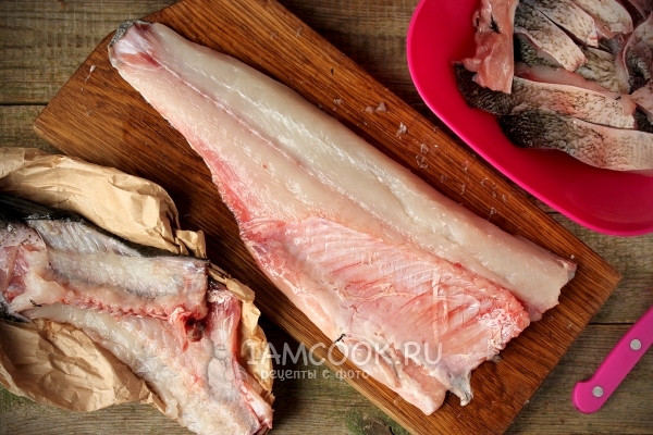 Очистить филе толстолобика от костей