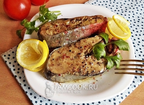 Рецепт красной рыбы в духовке