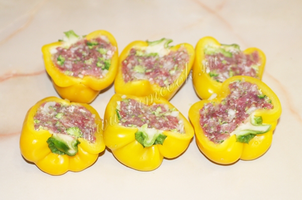 Фото фарширования перцев