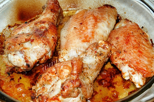 Рецепт запекания крыльев индейки