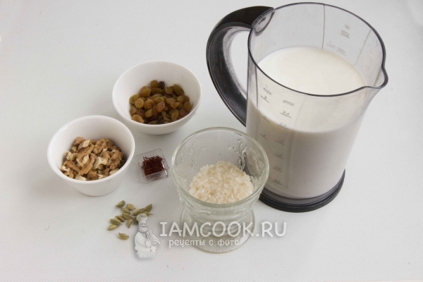 Ингредиенты для индийского кхира