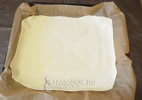 Тесто в форме