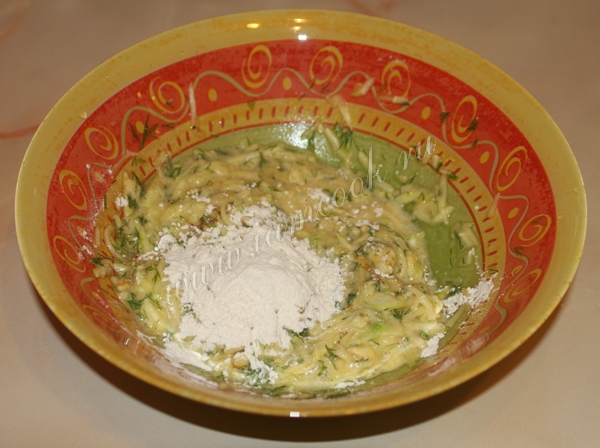 Тесто для кабачковых драников