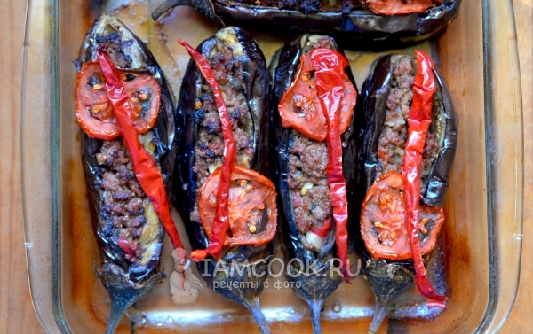 Готовые баклажаны по-турецки