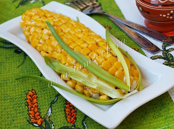 Салат кукуруза