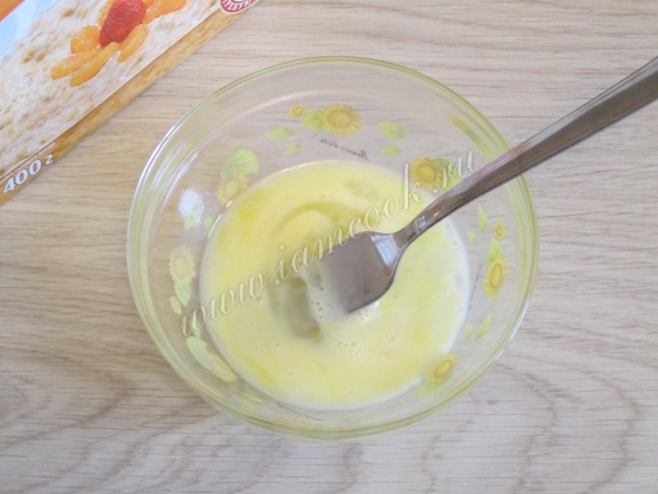 Хлопья с яйцом