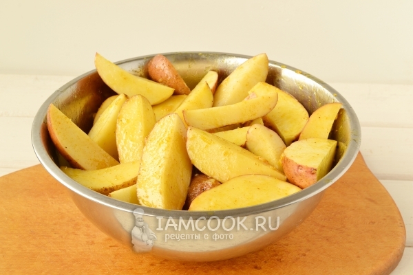 Картофель в заправке