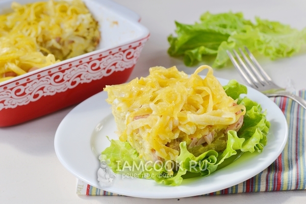 Фото запеканки из лапши