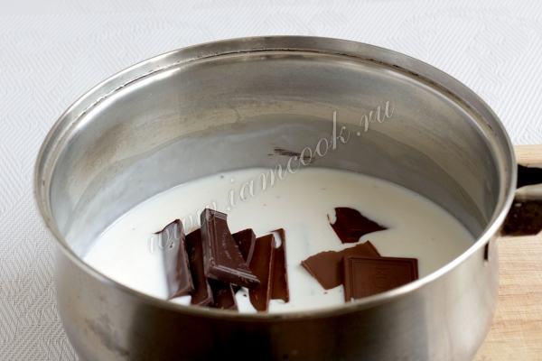 Сливки с шоколадом