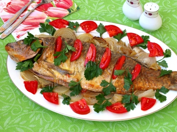 Рецепт карпа запеченного в духовке