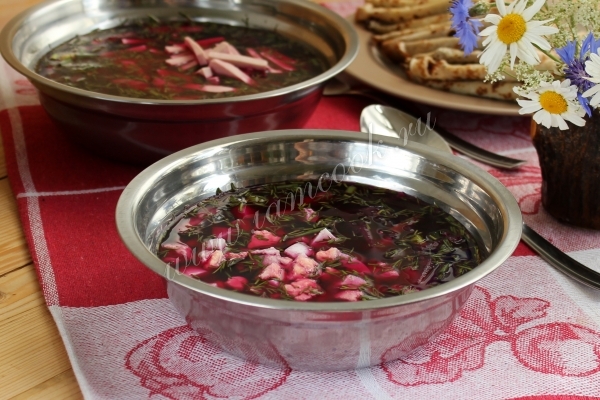 Рецепт холодного борща