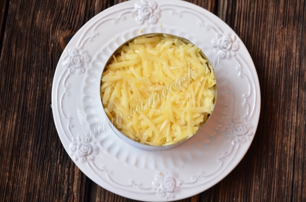 Второй слой сыра