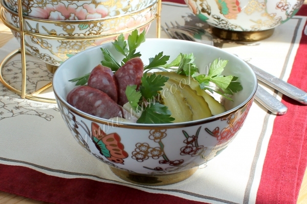 Рецепт баварского салата