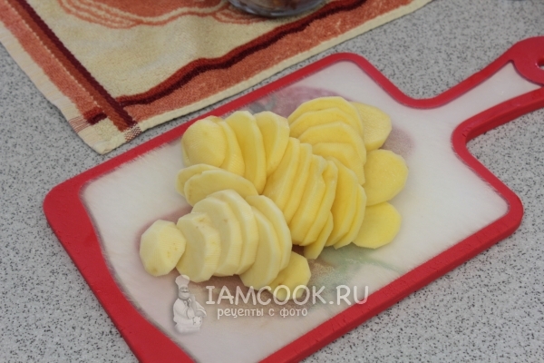 Порезать картофель