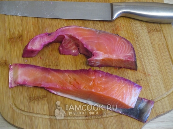 Разделка гравлакса