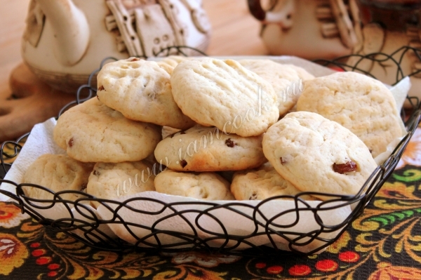 Рецепт печенья с изюмом