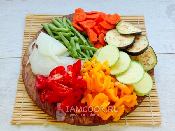 Порезать овощи