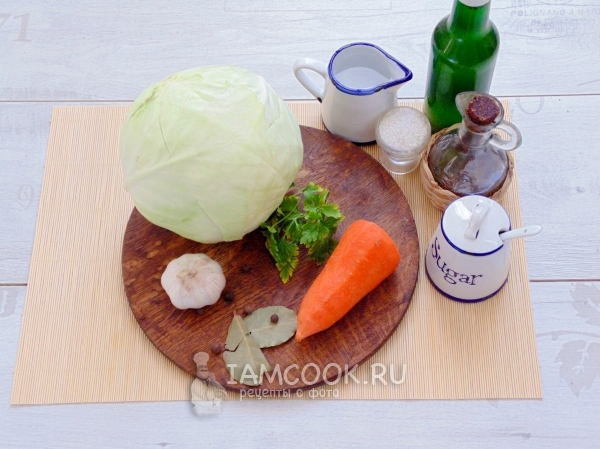 Ингредиенты для капусты по-мексикански