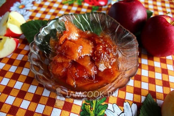 Фото варенья из красных яблок