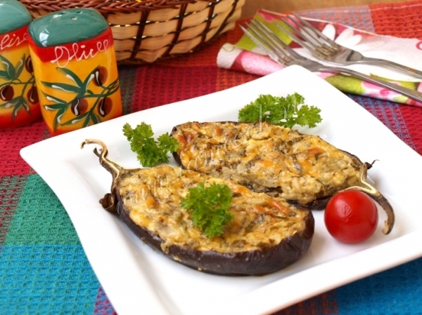 Баклажаны с сыром и творогом