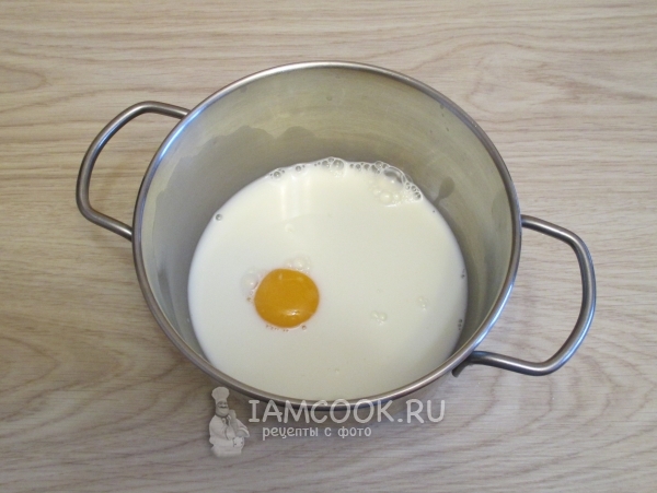 Яйцо с молоком