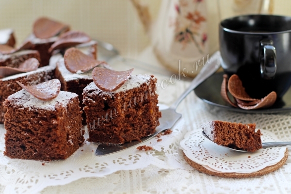 Рецепт брауни с тыквой