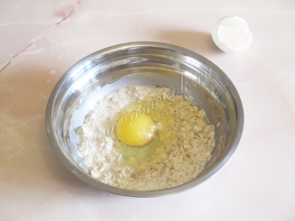 Хлопья с яйцом