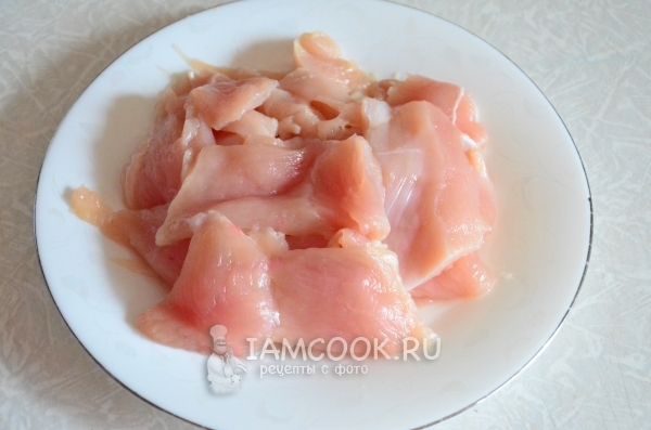 Порезать мясо