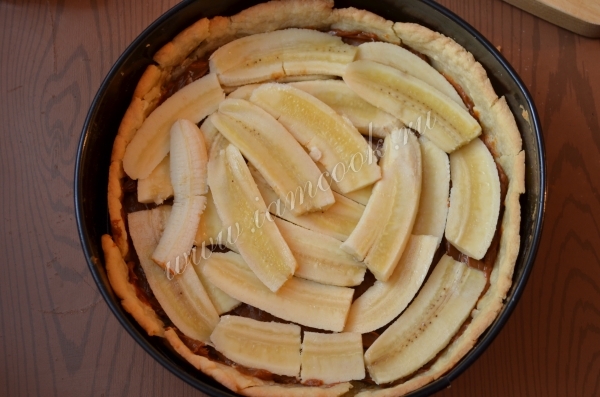 Бананы в торте