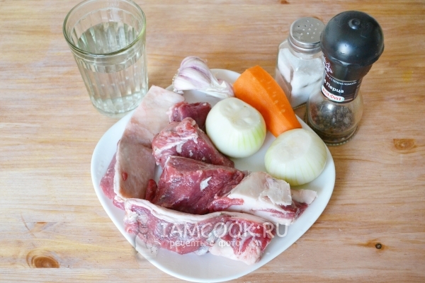 Ингредиенты для фарша