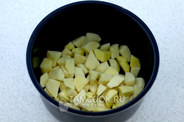 Порезать картофель
