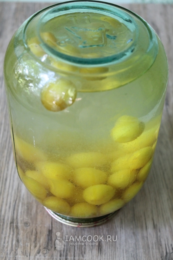 Компот из алычи на зиму