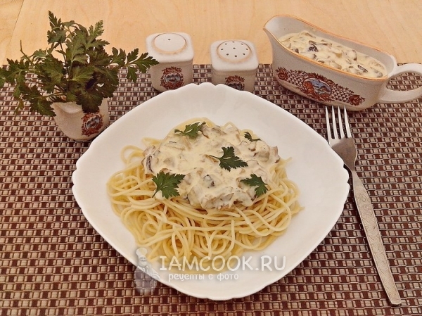 Фото сливочно-грибного соуса