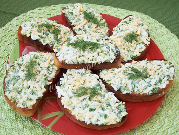 Домашние гренки с сыром